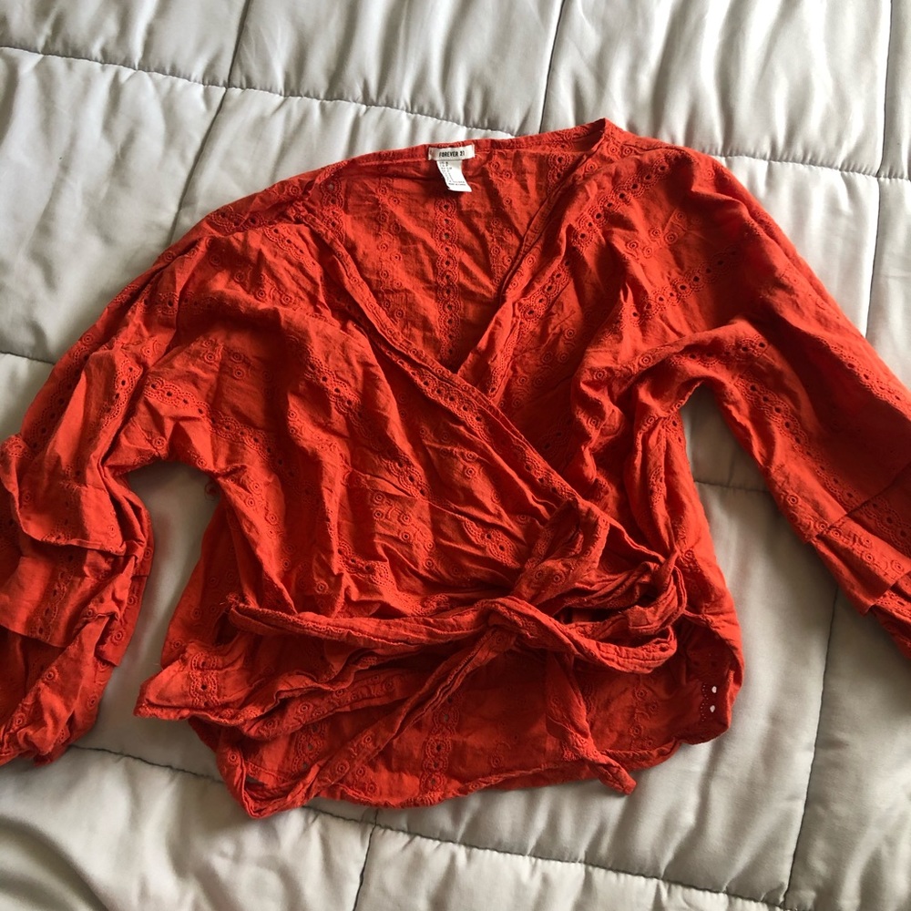 Wrap blouse
